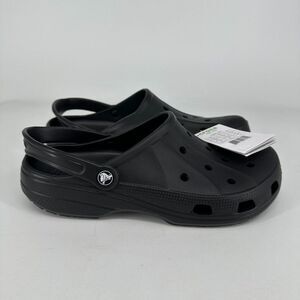 NEW Crocs Ralen Black Slip On Casual Comfort Clogs Shoes women's m12  15907-001